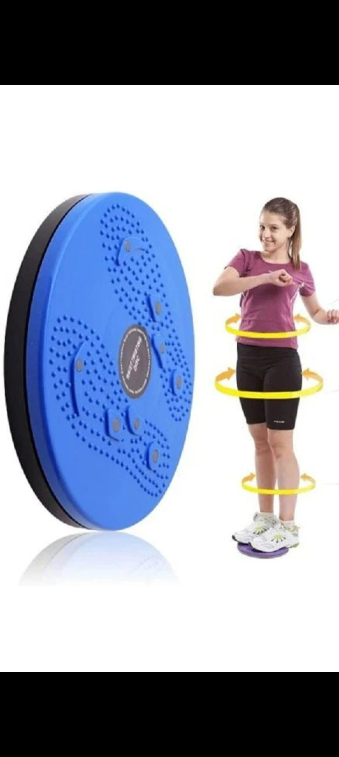 SlimTwist™ – 360° Tummy Trimmer Disk for Home Fitness