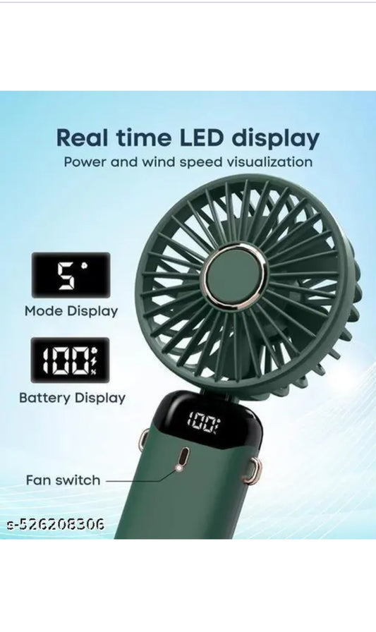 🔋 Coolify Mini Fan with LED Display